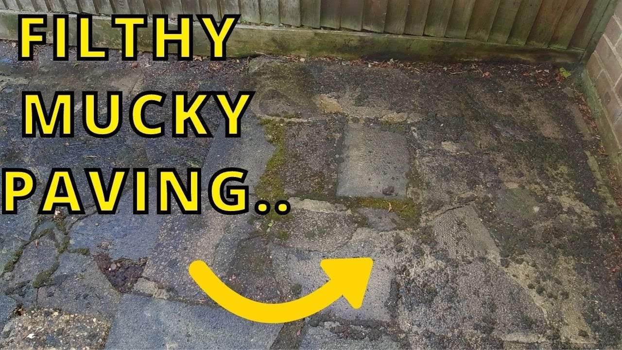 Pressure Washing This FILTHY MUCKY PAVING! Customer Gives Me Inspiration For Something New..
