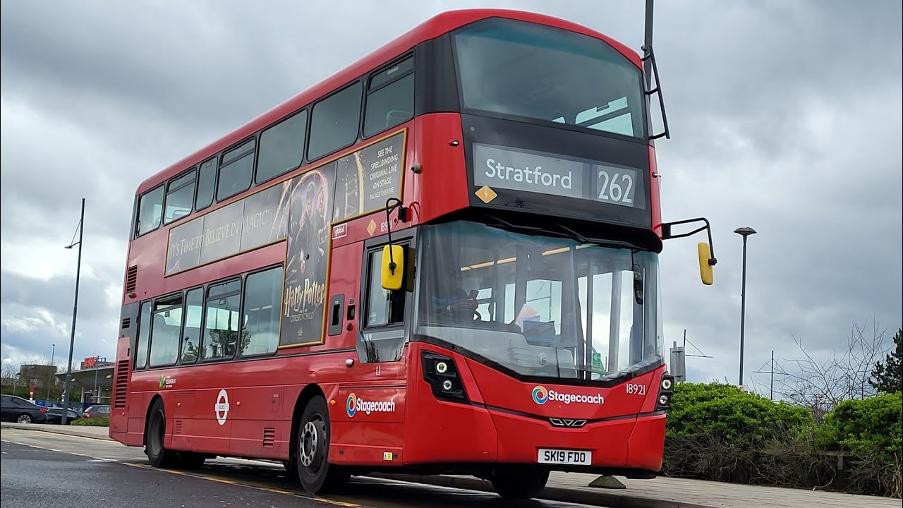 Full Route Visual. Route 262: Gallions Reach Shopping Park - Stratford | Gemini 3 18921 SK19 FDO
