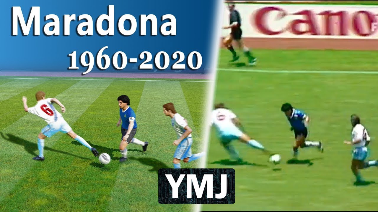 Tribute to Diego Maradona | FIFA21 X PES2021 Recreation | YMJ