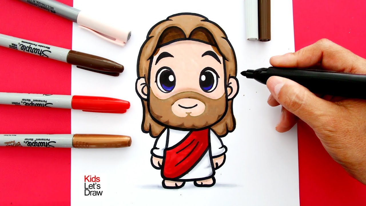 How to Draw JESUS CHRIST | C&oacute;mo dibujar a Jesucristo