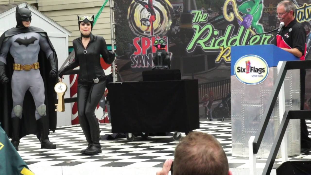 Six Flags Over Texas New Gotham City Area Media Preview Opening Ceremony