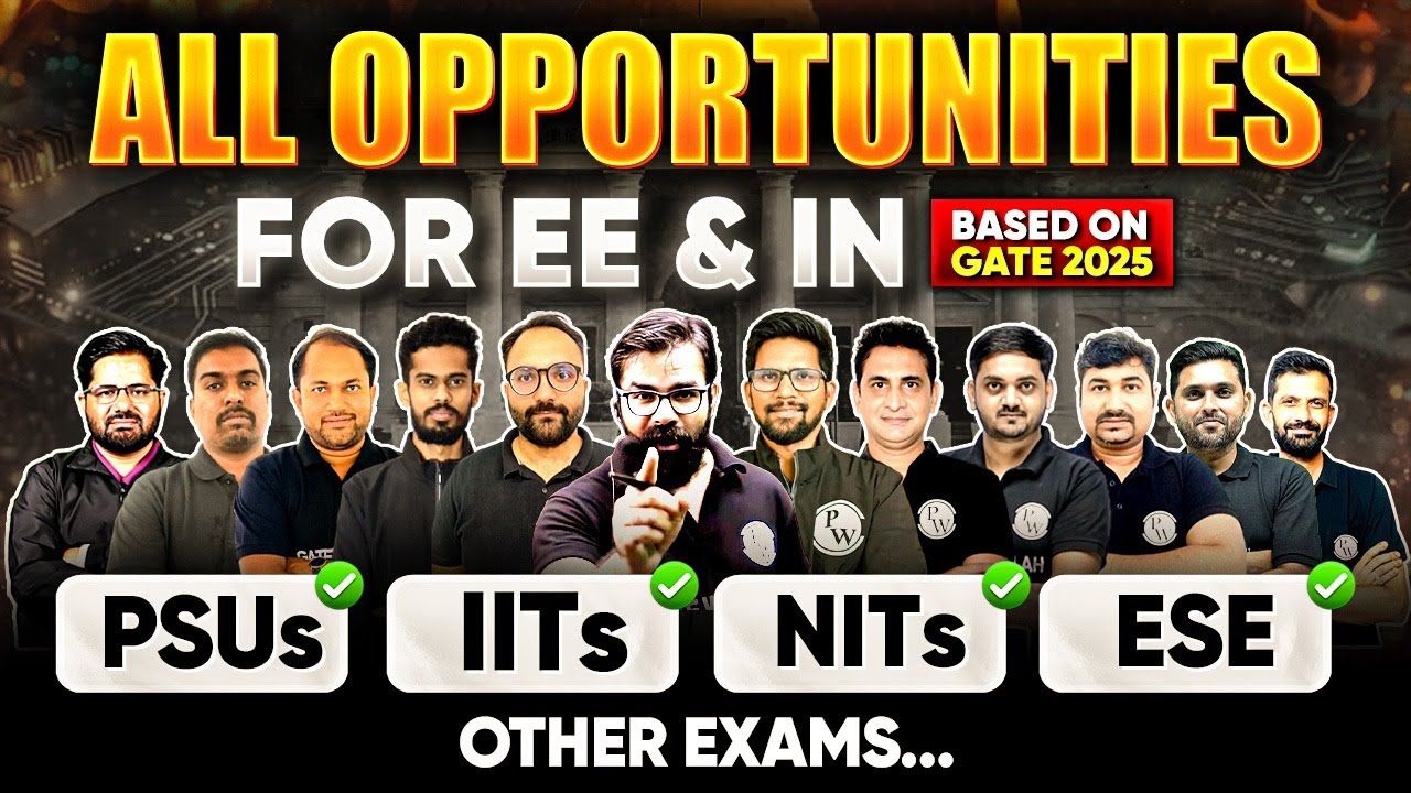 Upcoming Exams for Electrical Engineers | All Career Opportunities After GATE EE