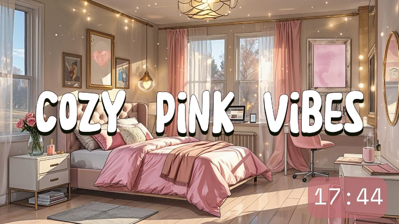 30 Minute Lofi Timer  Cozy Pink Bedroom Vibes 🌸 | Lofi Study & Focus