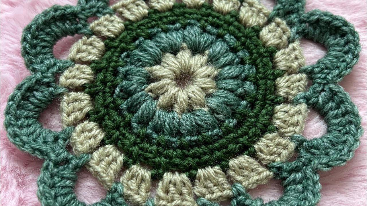 Easy to crochet a coaster #3 #diy #crochettutorial