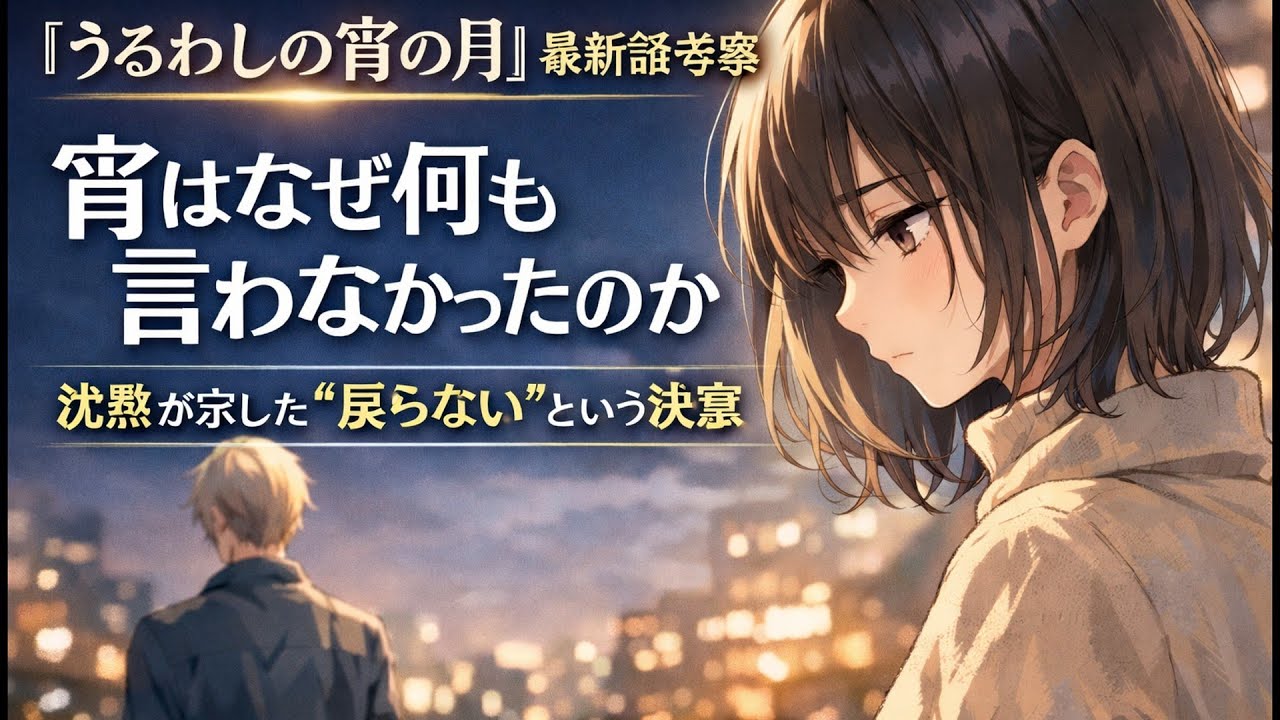 『うるわしの宵の月』最新話考察｜宵はなぜ何も言わなかったのか──沈黙が示した“戻らない”という決意