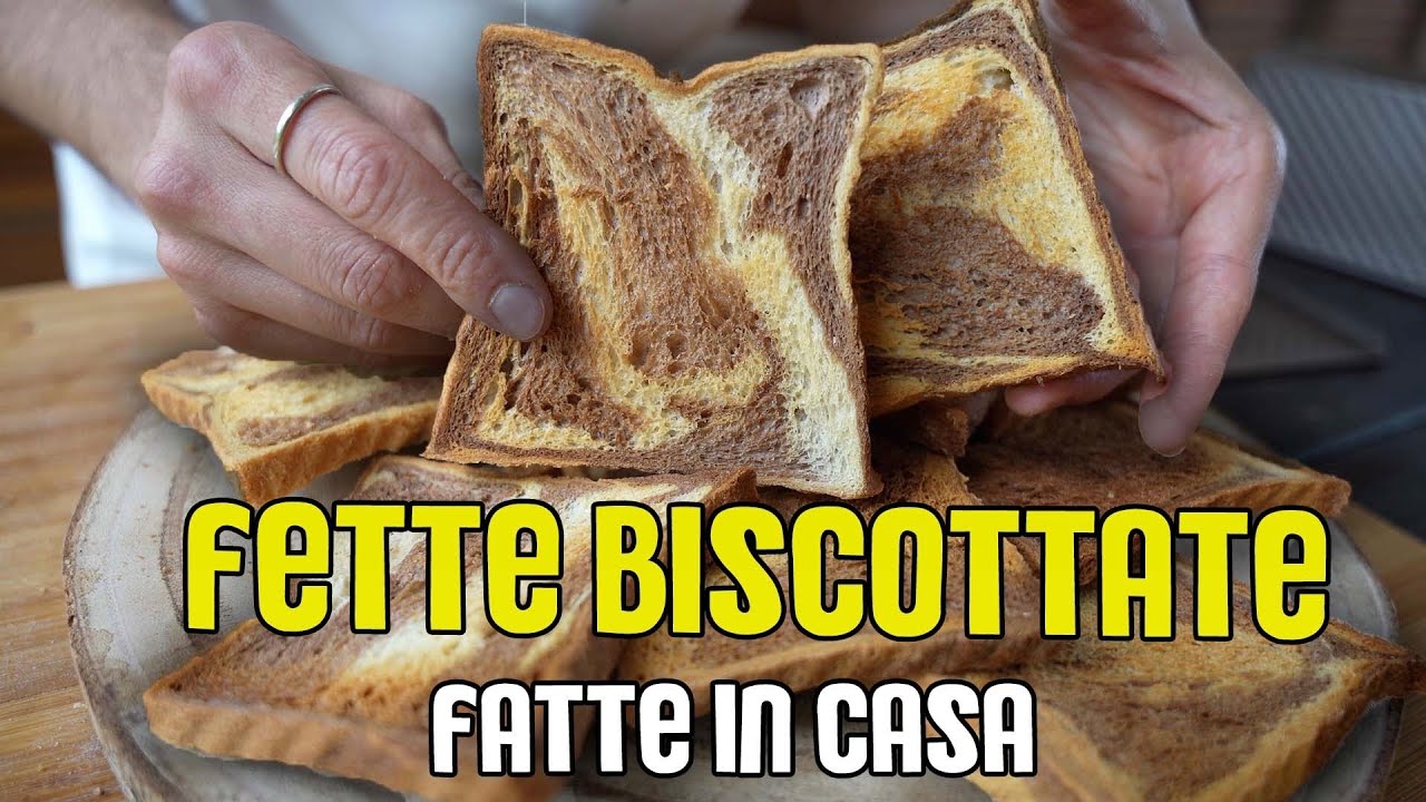 FETTE BISCOTTATE FATTE IN CASA - veloci e SUPER BUONE