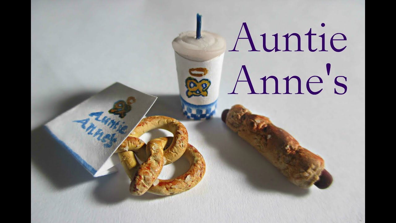 Polymer Clay Auntie Anne's Pretzels Tutorial (Miniature Mondays)