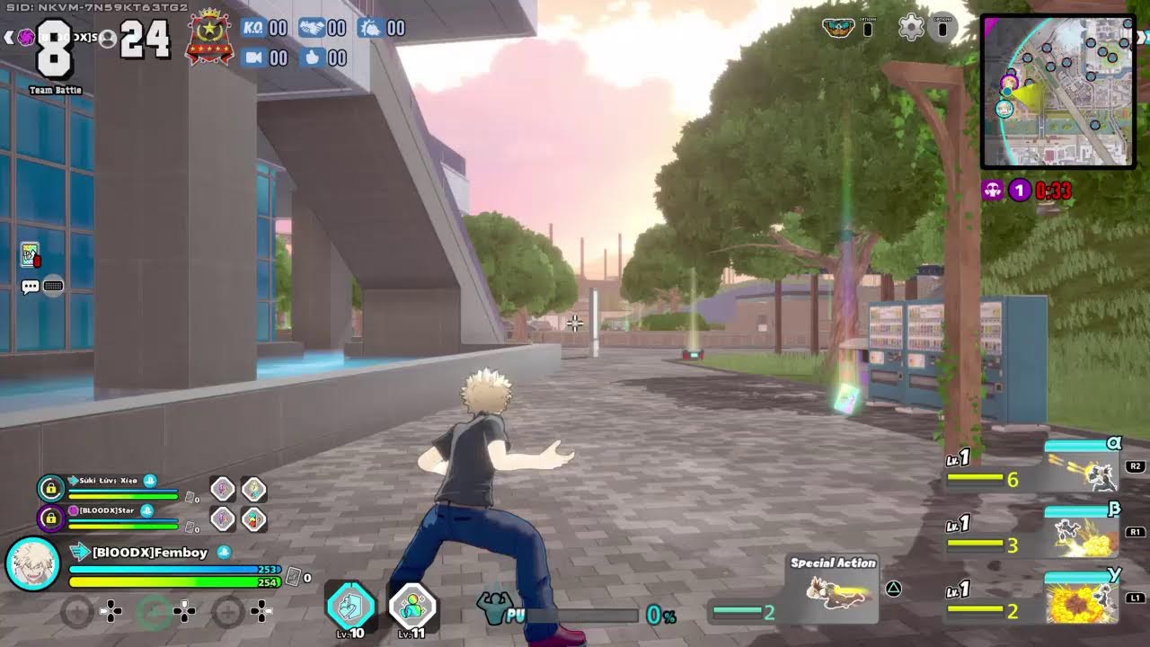 Femboy live playing my hero ultra rumble/dealing with the new overhaul QUIRK SET