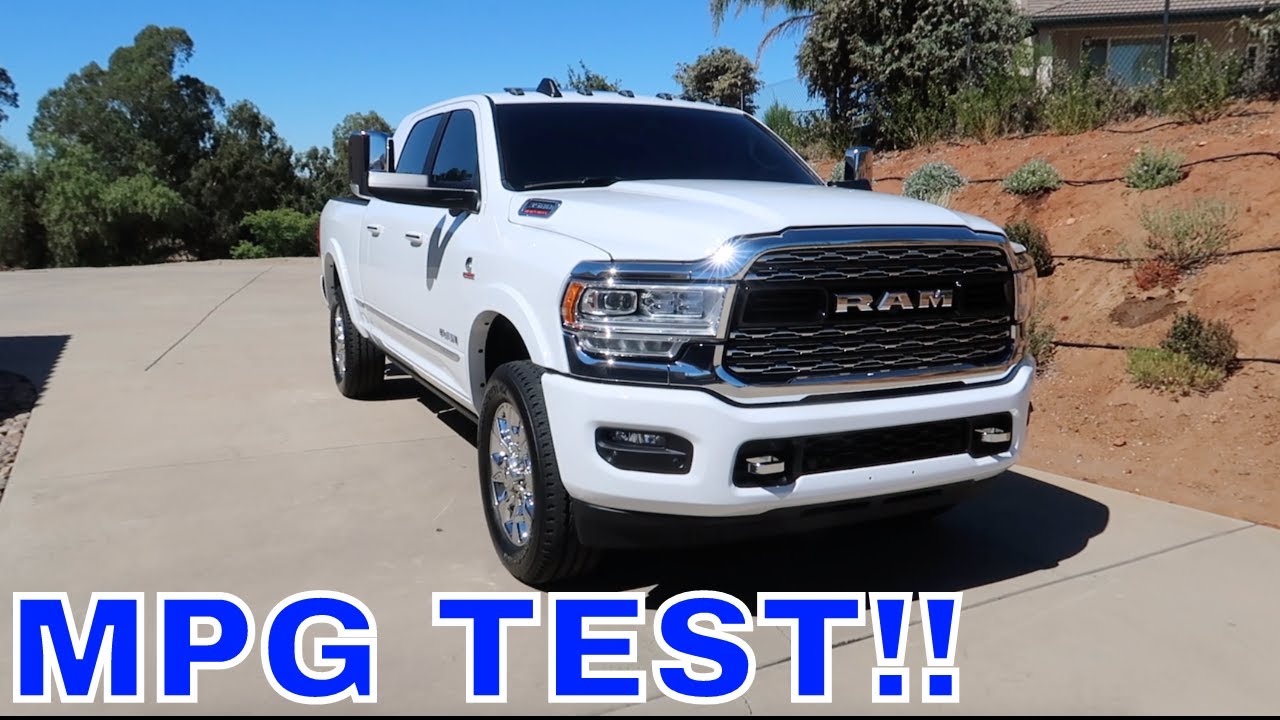 MPG TEST WITH 2019 RAM 3500?  *YOU WONT BELIEVE THIS*