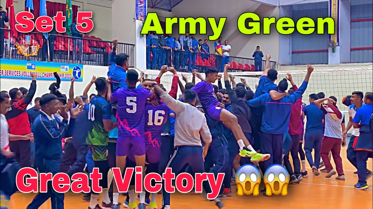 Great Victory 😱😱 Army Green 🔥 Indian Navy | Set 5 | Services Championship