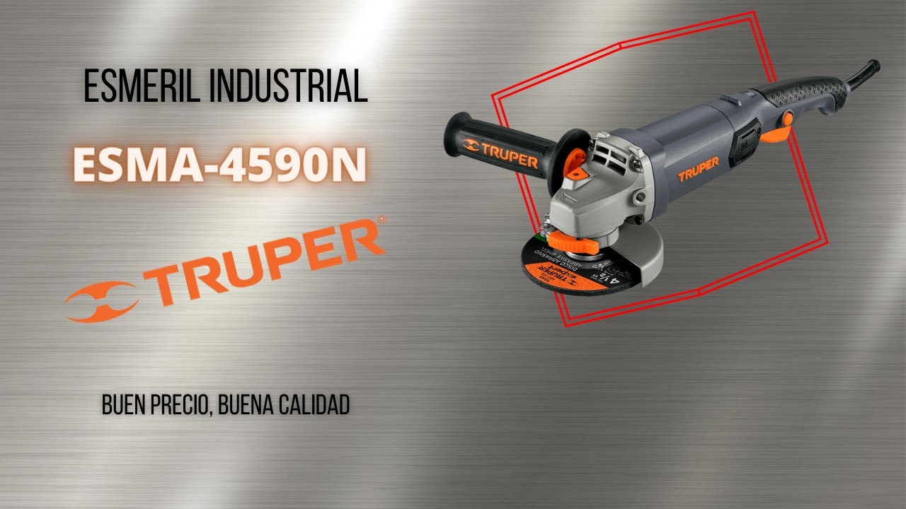 NUEVO Esmeril industrial TRUPER ESMA4590N, me sorprendió