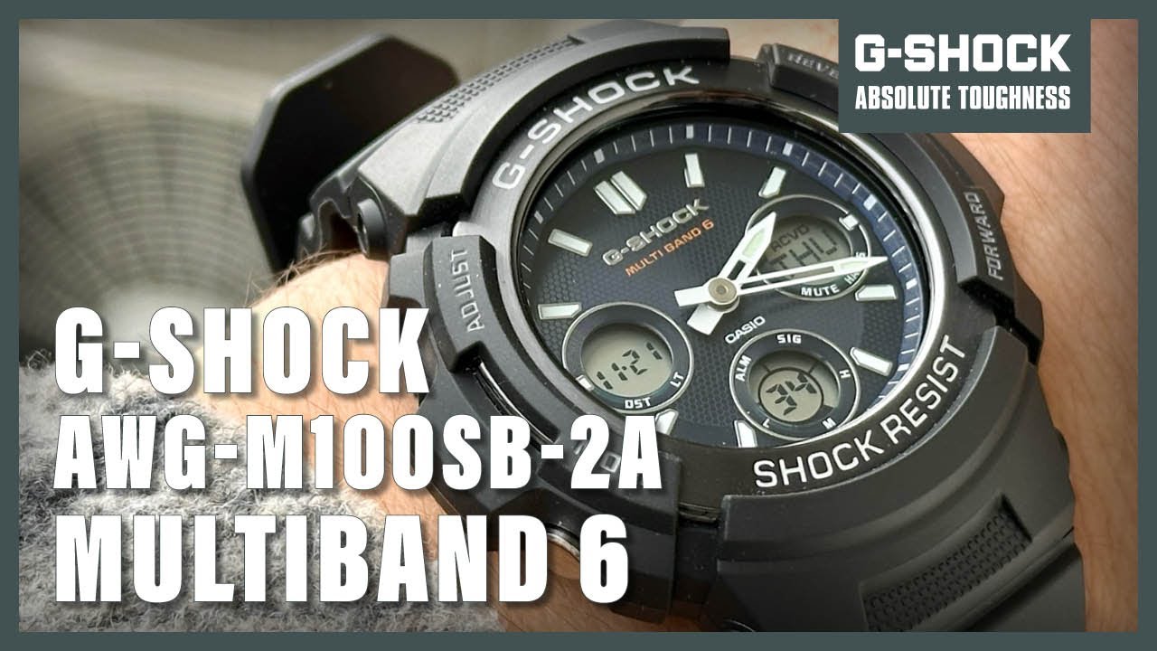 Unboxing The New Casio G-Shock AWG-M100SB-2A