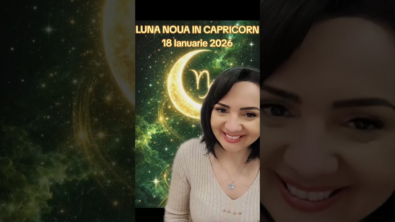 18 IANUARIE 2026 - LUNA NOUA IN CAPRICORN 🙂