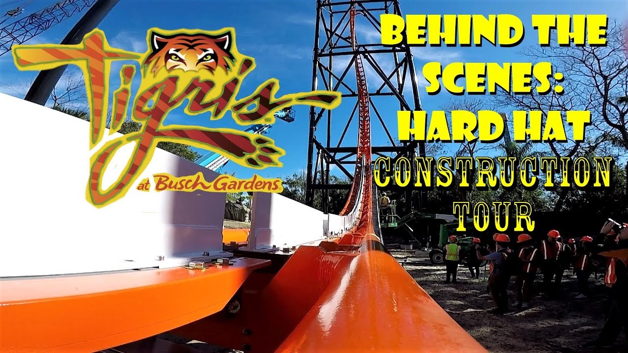 Behind The Scenes: Tigris Hard Hat Construction Tour At Busch Gardens Tampa!!