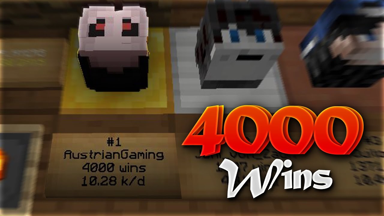 4000 Skywars Wins 🤯(new record)