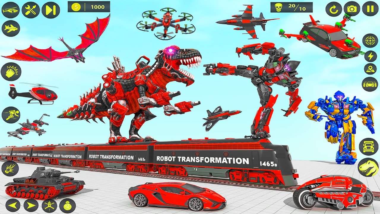 🤖New transformer robot fighting games 😱#robotcargame #transformers #games #viralvideo 