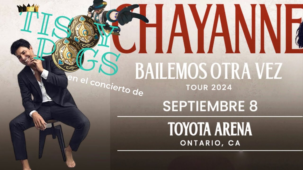 Concierto de Chayanne en Toyota Arena Ontario, CA Septiembre 8, 2024