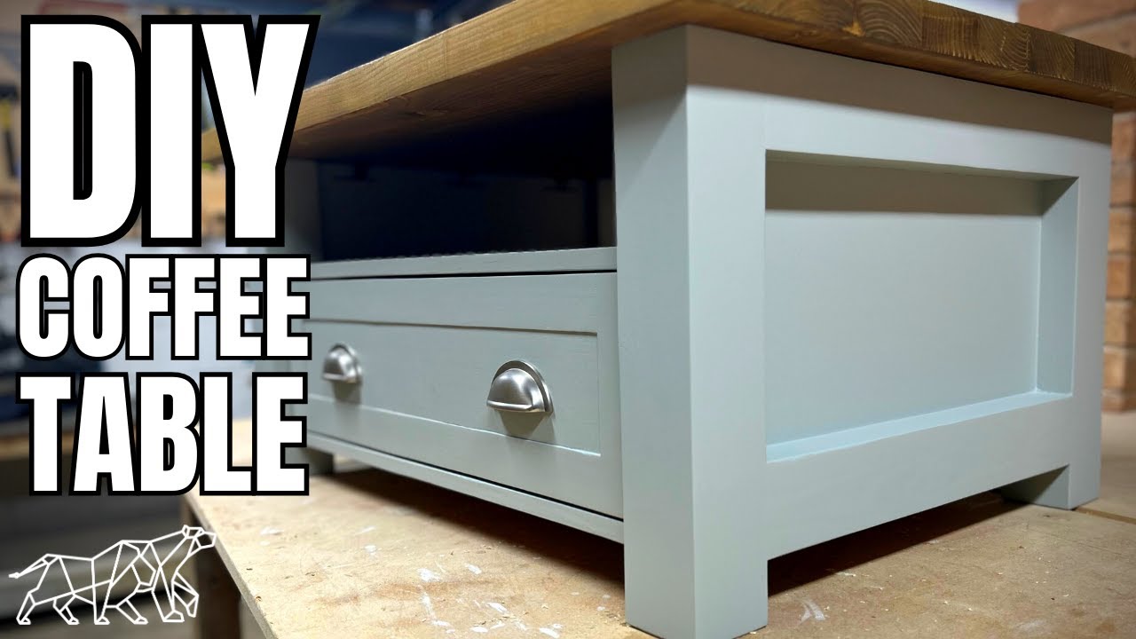 Stylish DIY Coffee Table with Storage
