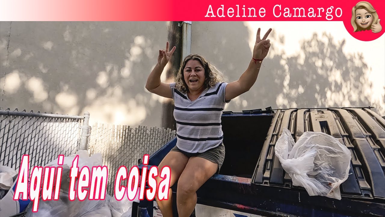 Super dumpster diving encontrei muitas coisas novas com etiqueta