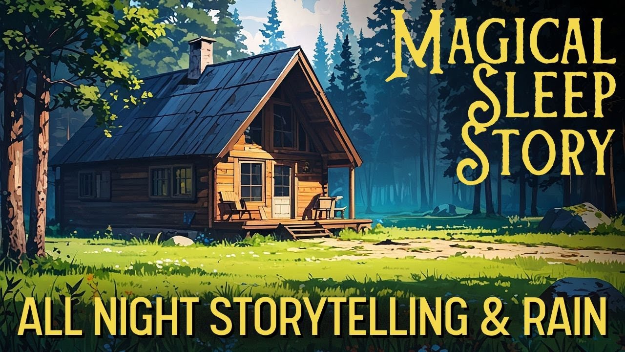 THE ENCHANTED DISCOVERY Bedtime Story For Grown Ups | Storytelling & Rain | Black Screen