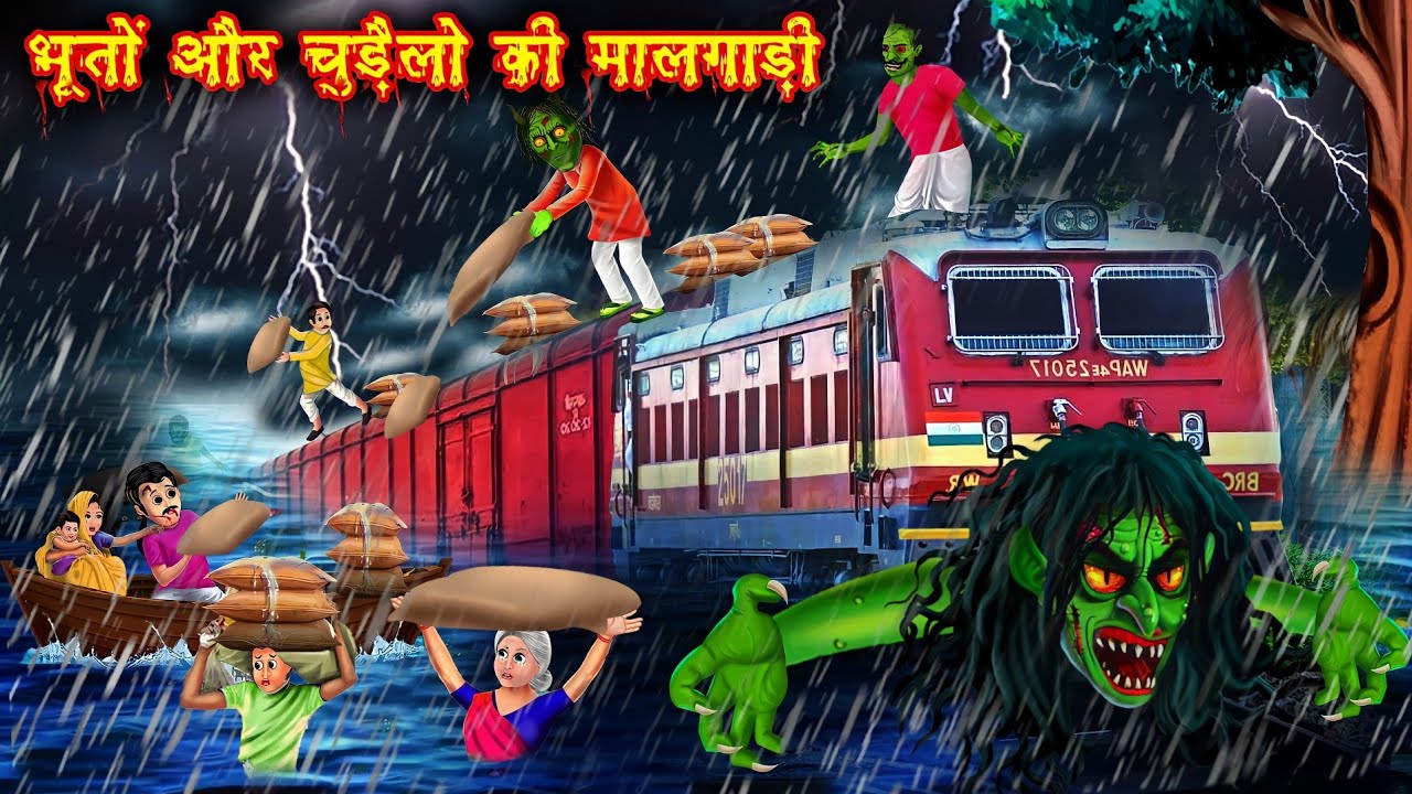 भूतों और चुड़ैलो की मालगाड़ी | Ghost and Witches Freight Train | Horror Stories | Hindi kahaniya