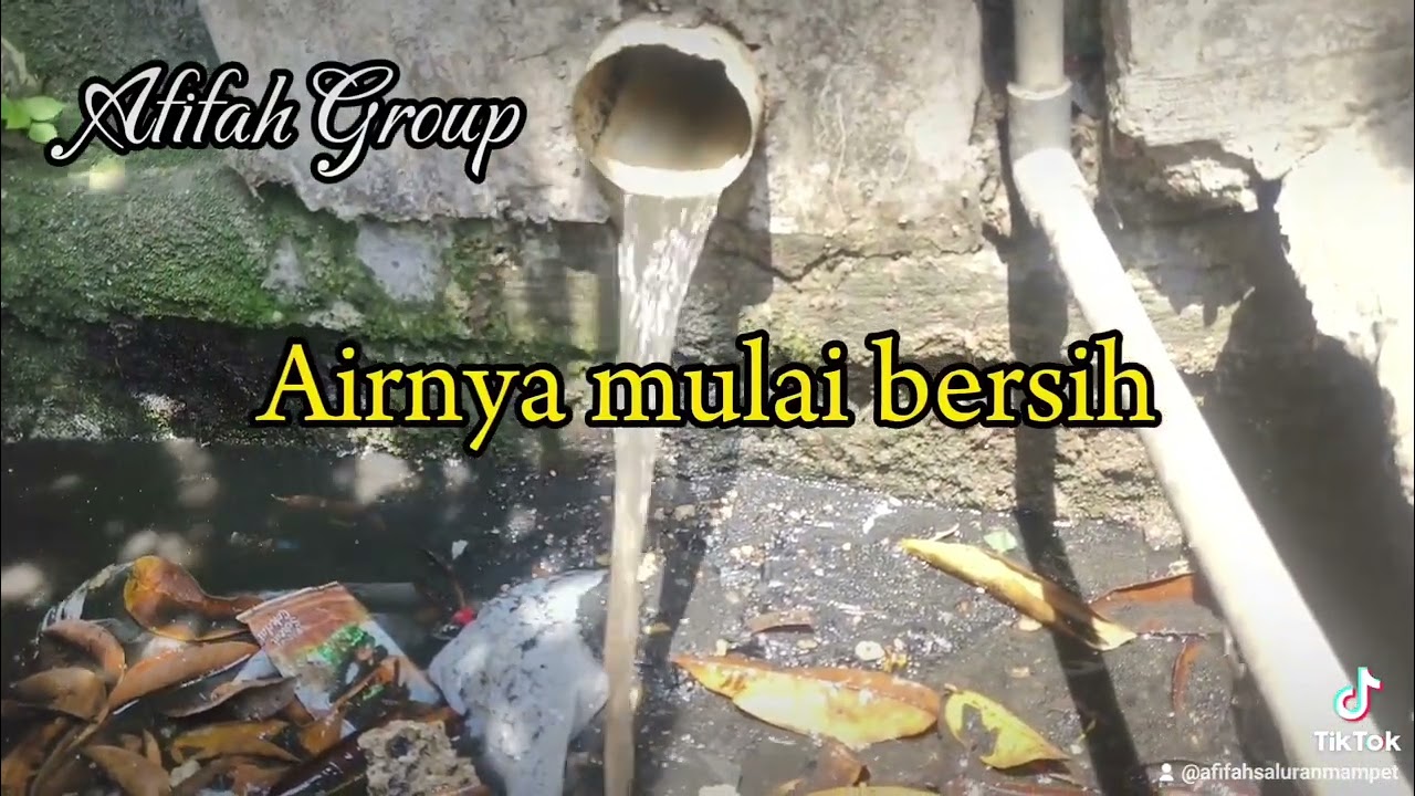 Saluran air mampet di Perumahan Pesona Cilegon