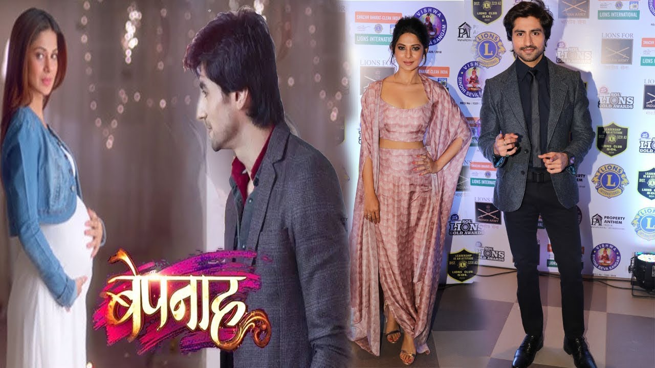 Bepanah Couple Harshad Chopda, Jennifer Winget at Red Carpet of Lion Gold Award