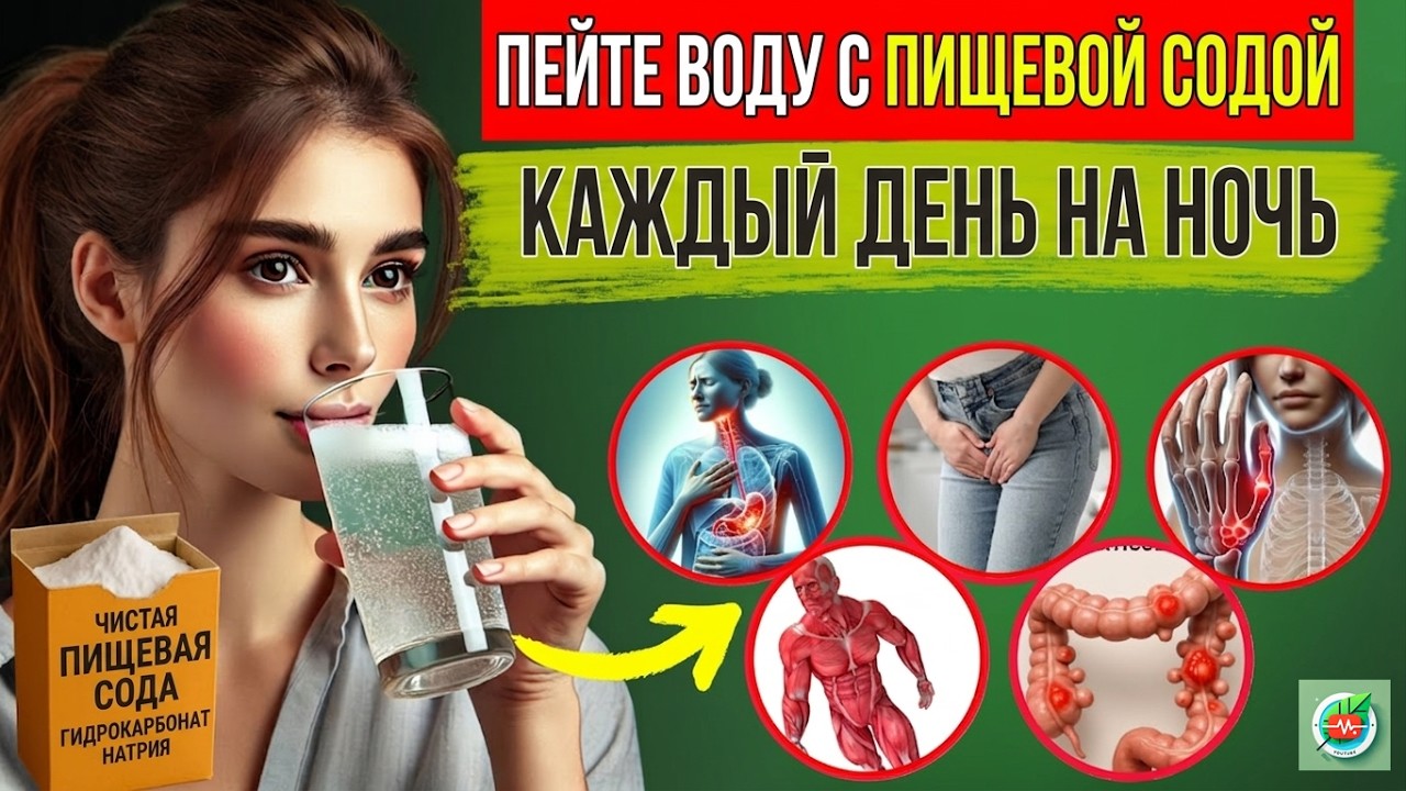 Пейте СОДУ на ночь 14 дней! Вот что будет с телом