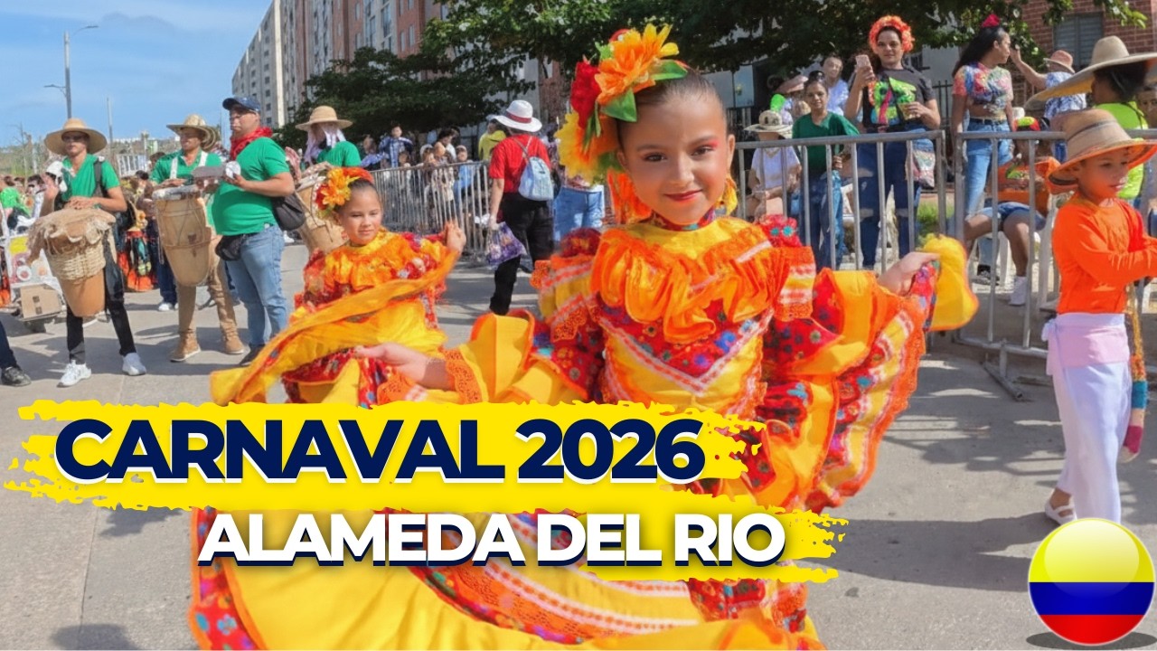 Desfile de Niños en Alameda del Río 2026, Carnaval de Barranquilla #carnavaldela44 PARTE 1
