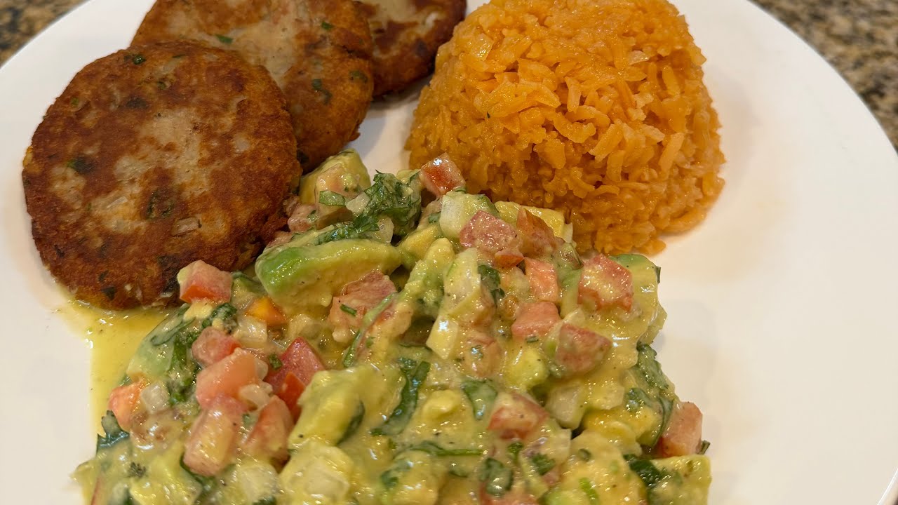 Tortitas de atún 🍣 con papa 🥔 riquísimas 😋