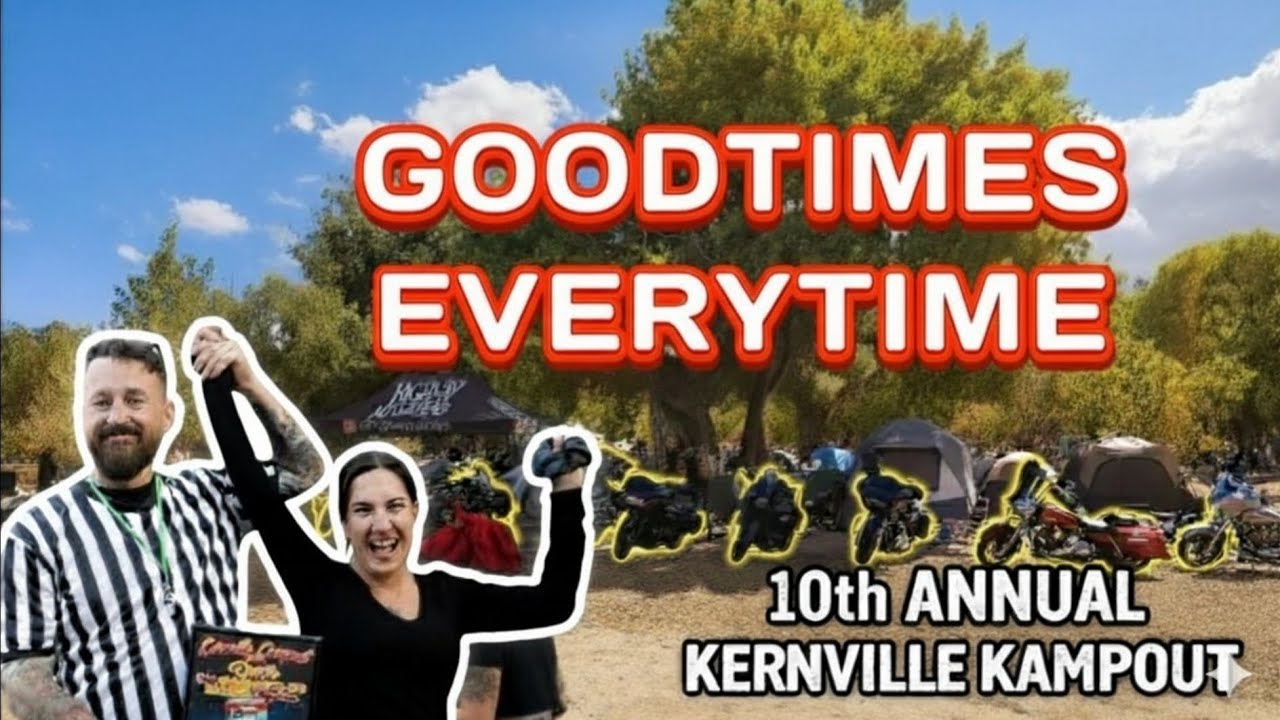 🏆 3-КРАТНЫЙ ЧЕМПИОН! | 10-й ежегодный мототур Kernville Kampout 2025 | Дорожное путешествие Harle...