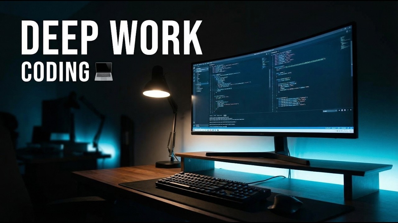 2 Hours Deep Focus Coding Music 💻 Progressive Electronic for Developers (No Distractions)