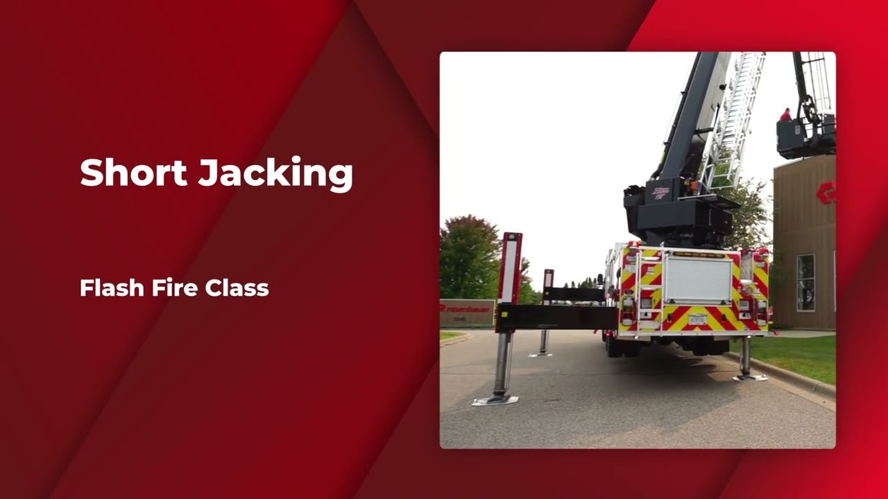 Rosenbauer Aerial Feature - Short Jacking