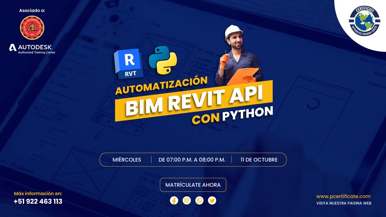 Masterclass: Automatización BIM REVIT API con Python en Arquitectura