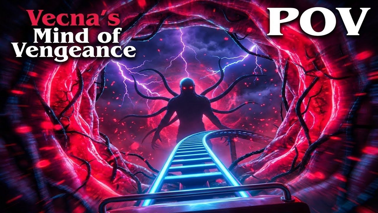 Vecna’s Mind of Vengeance | Stranger Things Roller Coaster POV