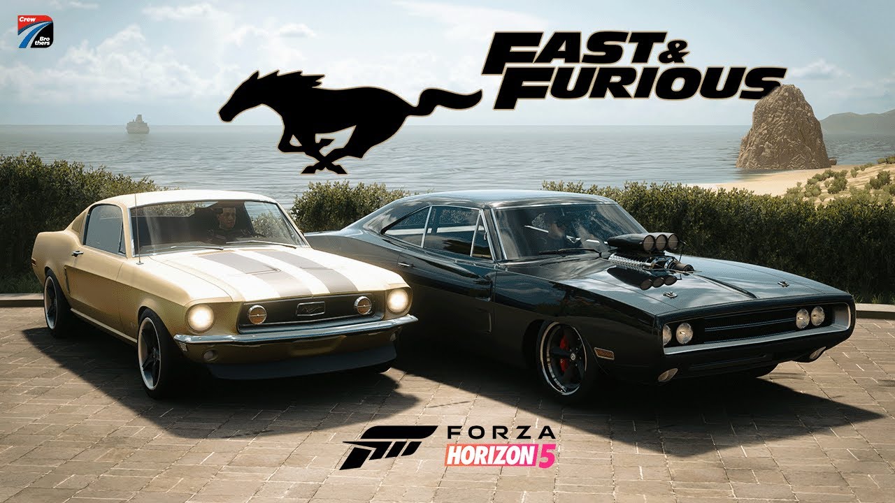 Forza Horizon 5 - Dodge Charger FAST X // Mustang GT Fastback