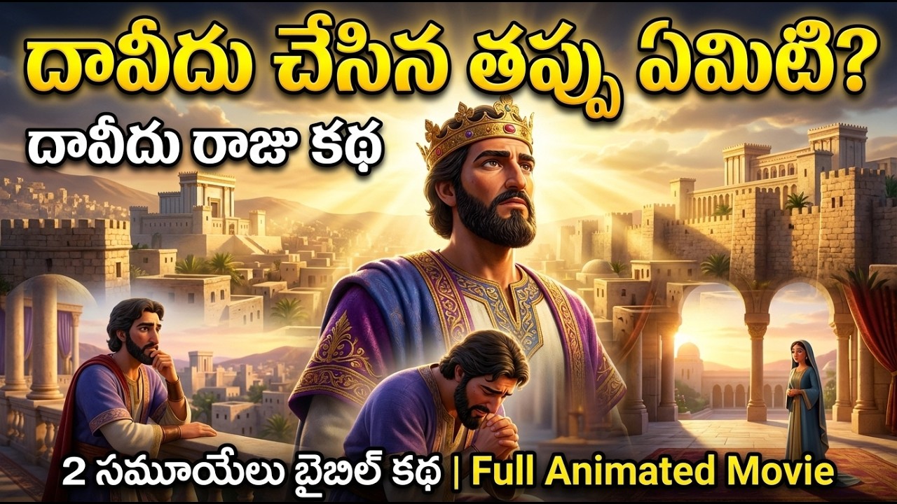 దావీదు రాజు కథ – 2 సమూయేలు సంపూర్ణ వివరణ | Telugu Bible Story