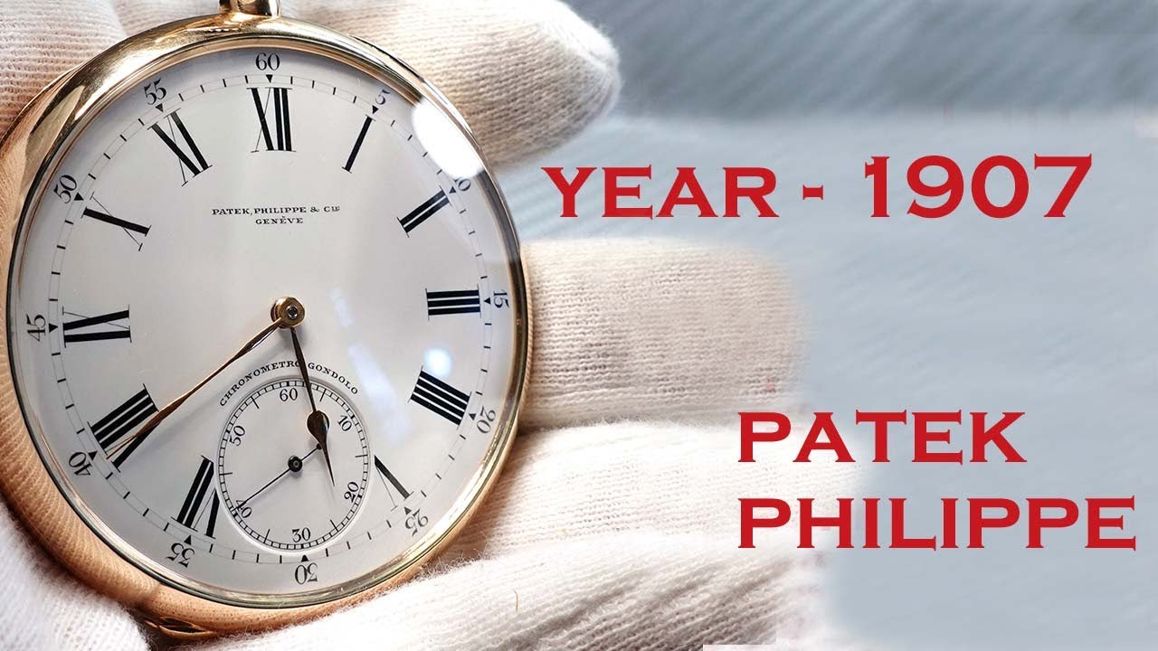 YEAR - 1907 - PATEK PHILIPPE POCKET WATCH