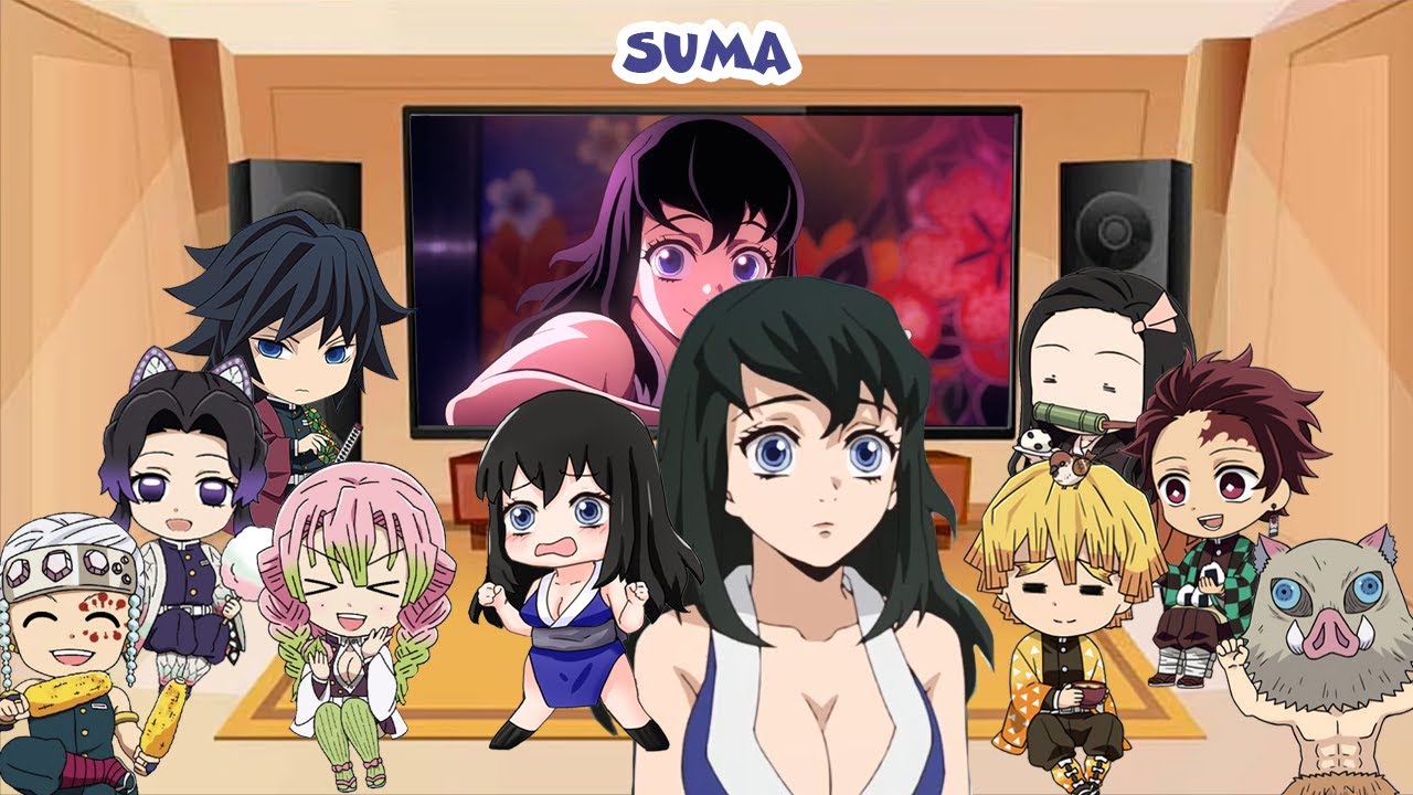 Demon Slayer React to Suma | Adorable Tengen Uzui's Wife (ft. Hashira)