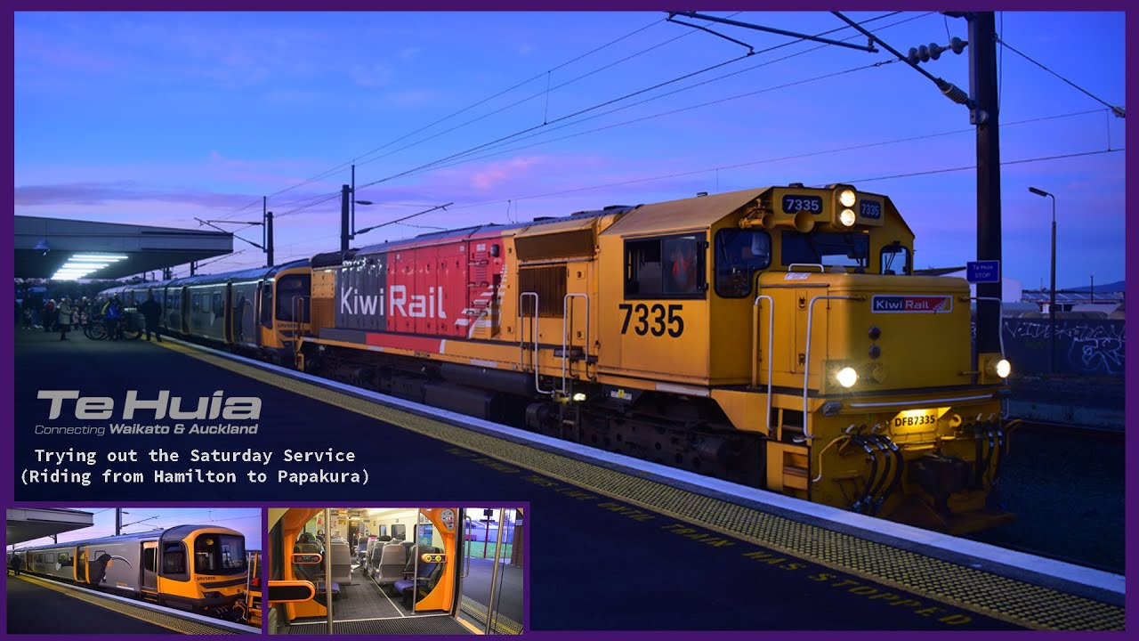 Taking a ride on Te Huia - NZ's Newest Passenger Train (with former British Rail coaches)