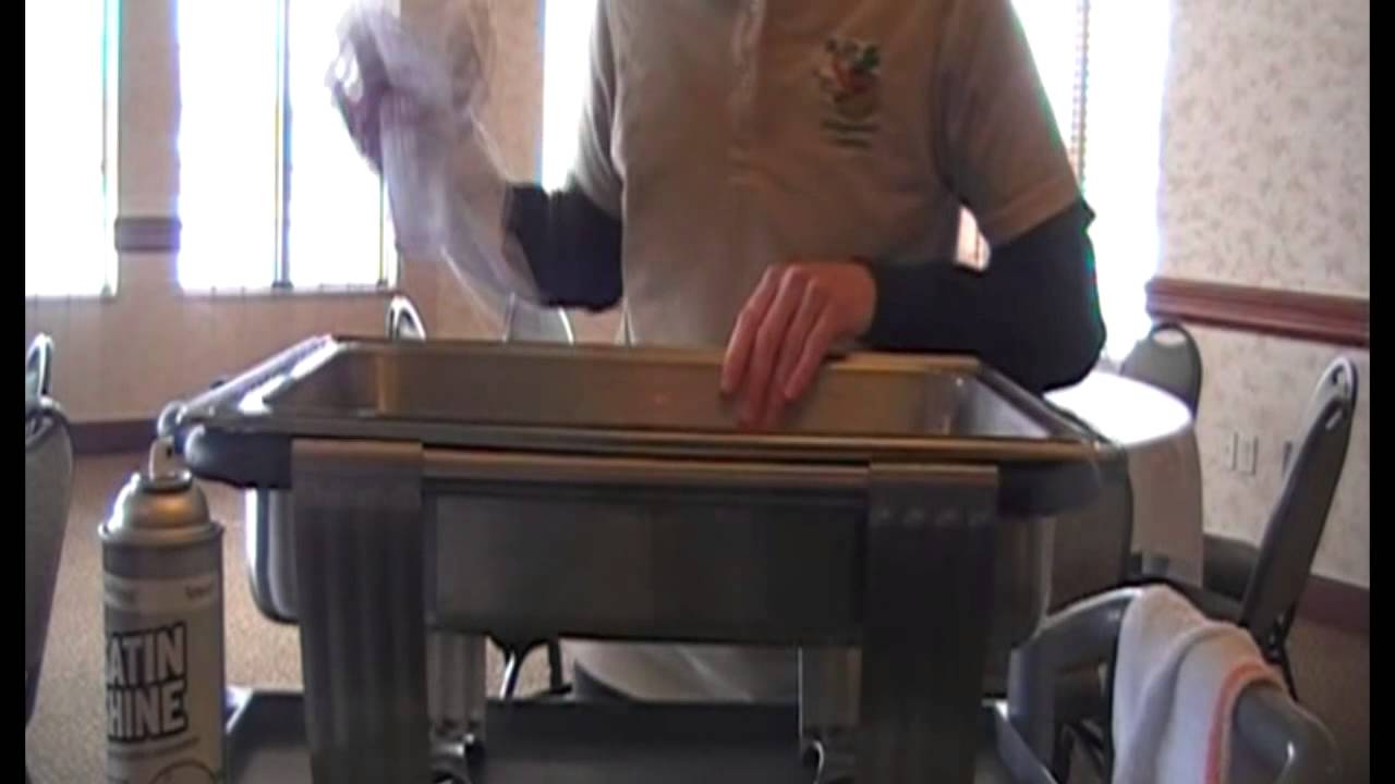 How to clean a chafer