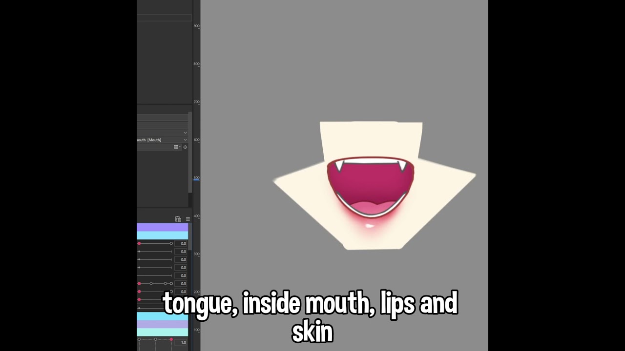 Tips on how to rig a #live2d mouth!