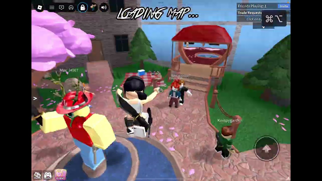 Me and my friend played mm2 valentines update