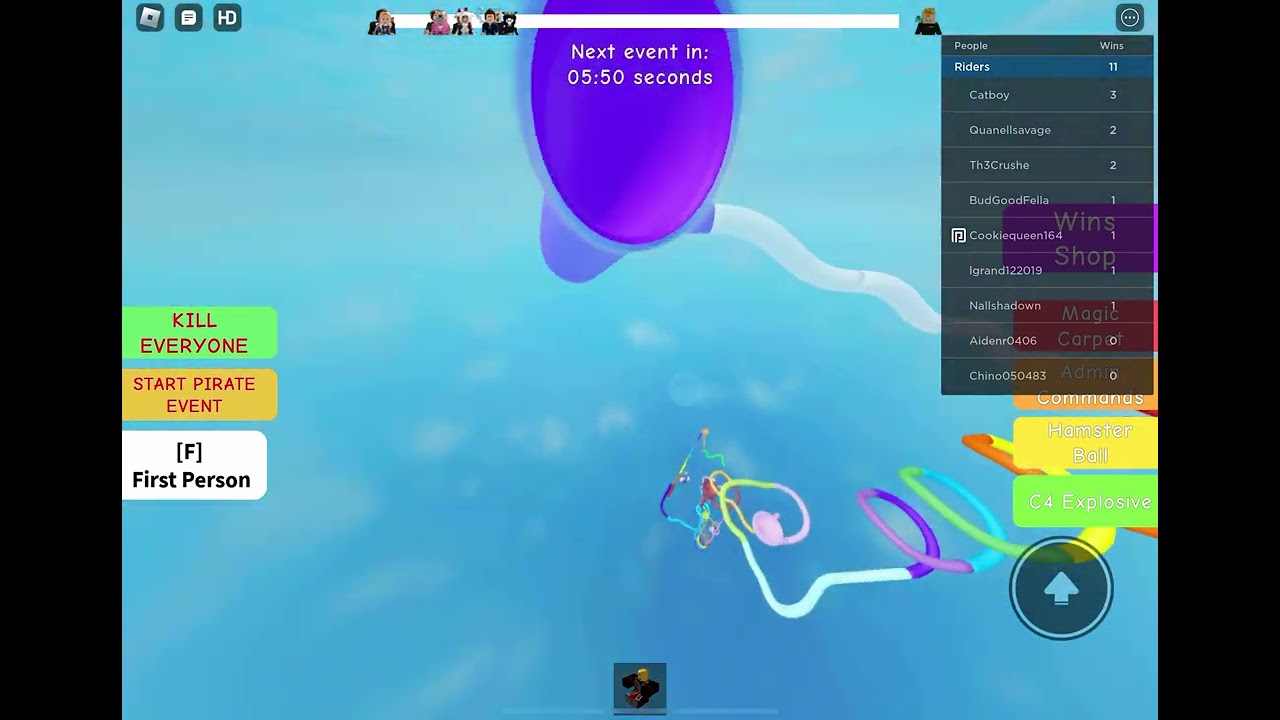 Longest Slide Ever! Game name: Slide into Rdite!