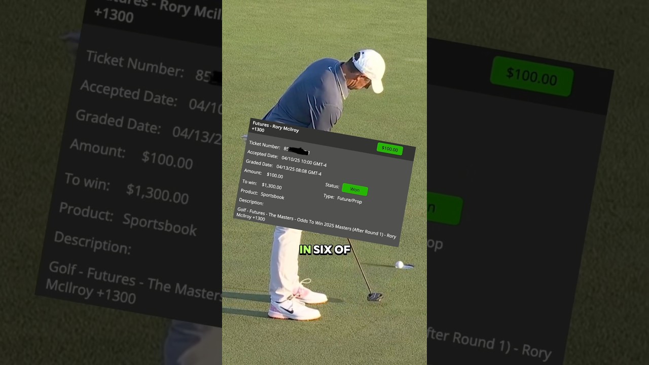 The best golf betting model in the world #golf