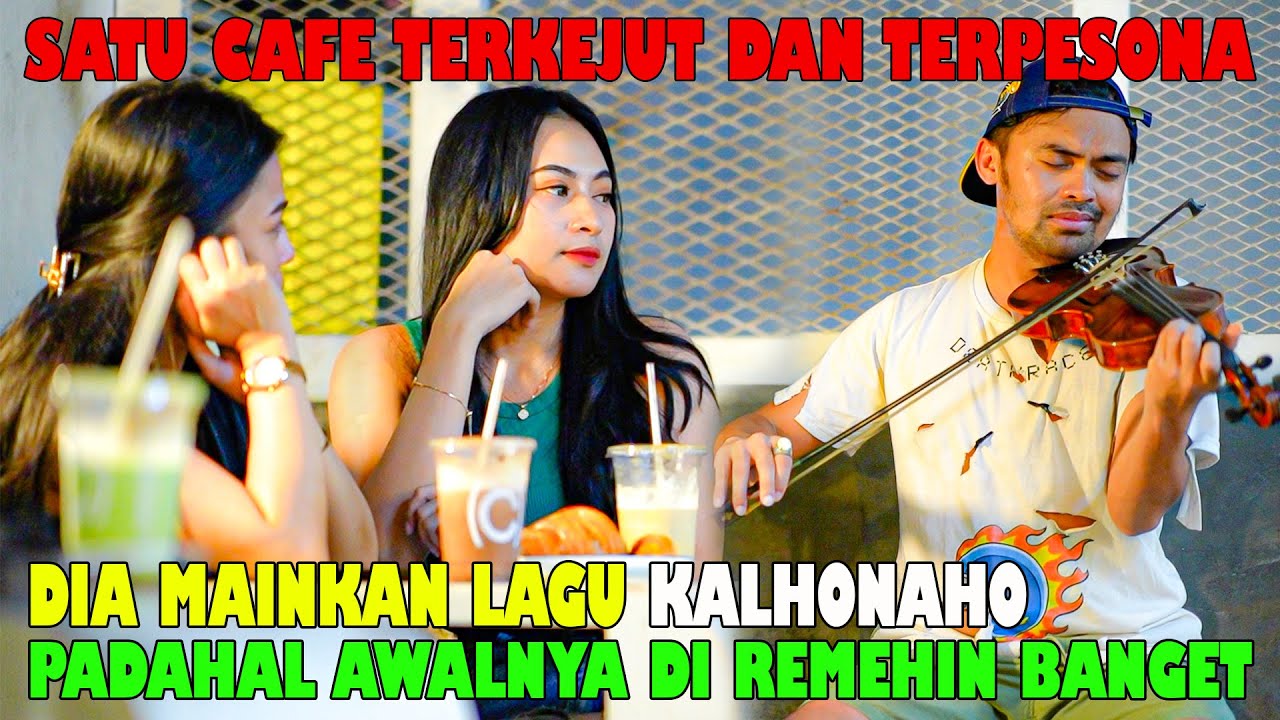 Satu Cafe Terkejut Dan Terpesona, Dia Mainkan lagu Kalhonaho | Padahal Awalnya Di Remehin Banget