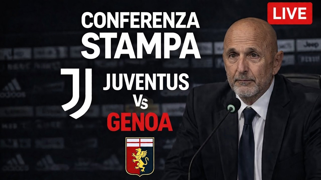 🔴 LIVE | Conferenza stampa Luciano Spalletti pre Juventus-Genoa | Serie A