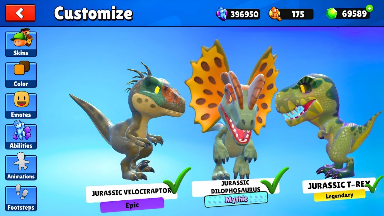INSANE!! The SCARIEST Jurassic Skin Just Dropped in Stumble Guys!! 😱🦖