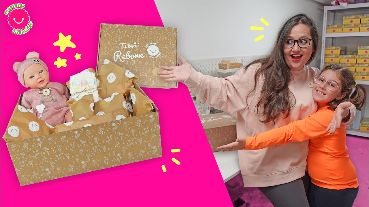 &iquest;C&oacute;mo se prepara una CAJA de BEB&Eacute;S REBORN? Beb&eacute; Reborn Sof&iacute;a de Sorpresas Divertidas
