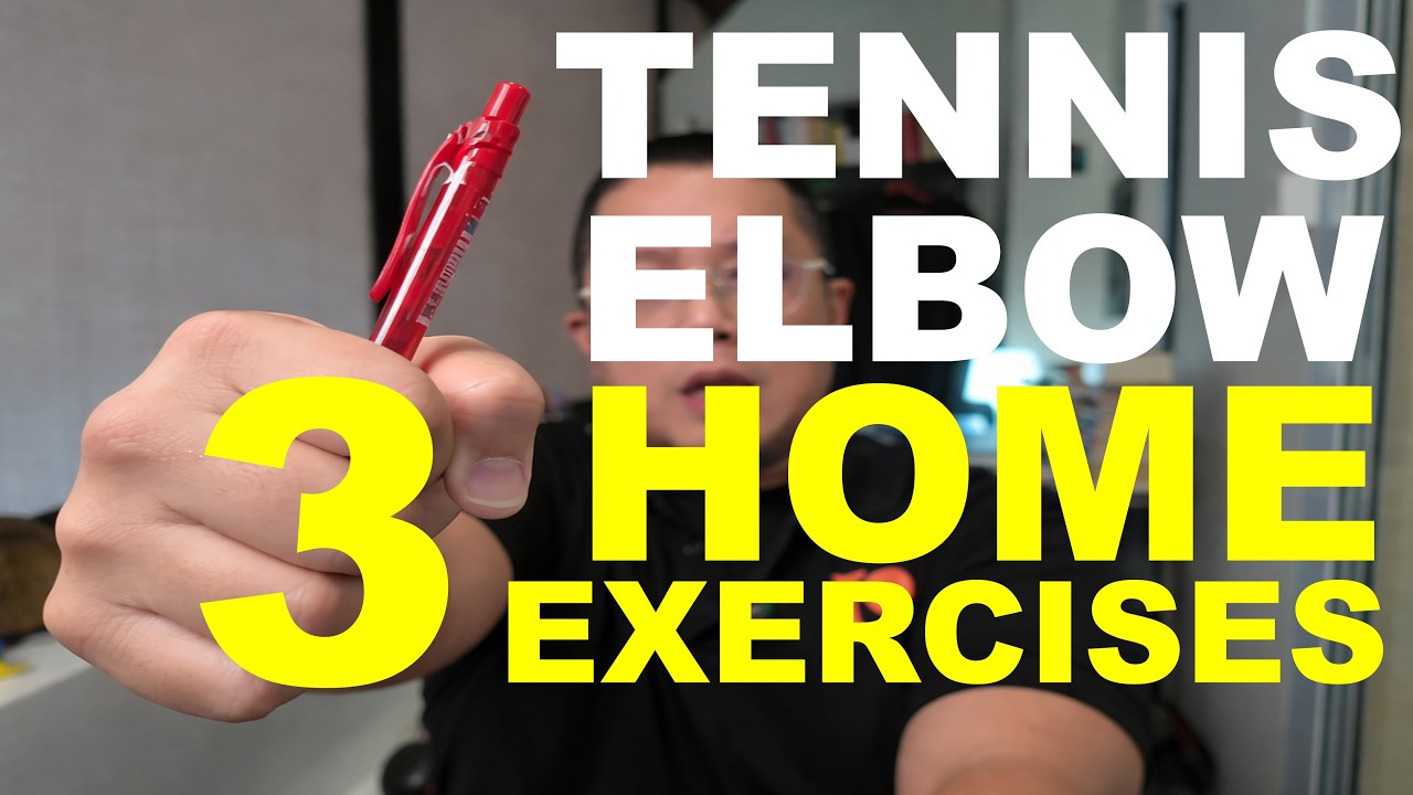 Tennis Elbow Relief: 3 Simple Home Exercises